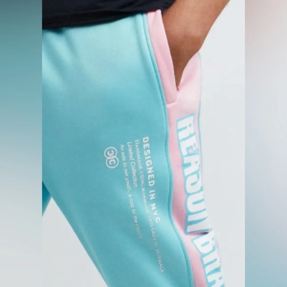 5/$15 REASON Blocked Pastel Logo Jogger